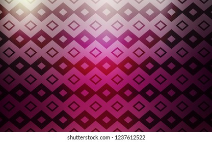 Dark Pink vector cover in polygonal style. Beautiful illustration with rectangles and squares. The template can be used as a background.