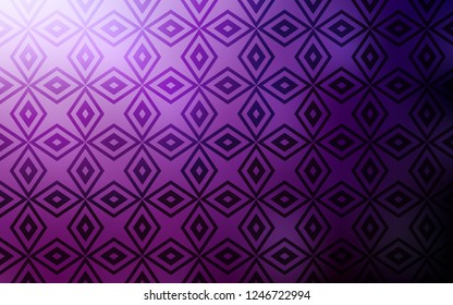 Dark Pink vector cover in polygonal style. Decorative design in abstract style with rectangles. Pattern for busines ad, booklets, leaflets