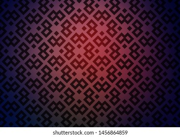 Dark Pink vector cover in polygonal style. Beautiful illustration with rectangles and squares. Best design for your ad, poster, banner.