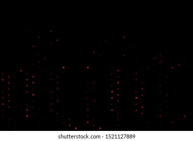 Dark Pink vector cover with polygonal style. Abstract gradient illustration with rectangles. Pattern for websites, landing pages.