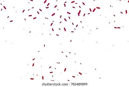 Dark Pink vector cover with rounded stripes. Decorative shining illustration with lines on abstract template. The template can be used as a background.