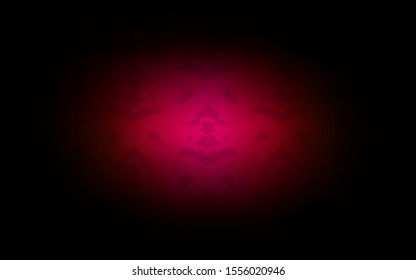 Dark Pink vector cover with small and big stars. Stars on blurred abstract background with gradient. Pattern for wrapping gifts.