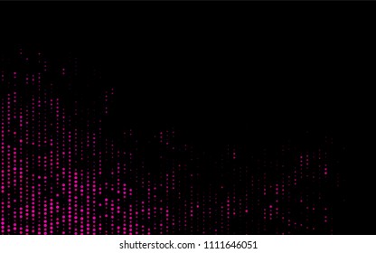 Dark Pink vector  cover with spots. Illustration with set of shining colorful abstract circles. Completely new template for your brand book.