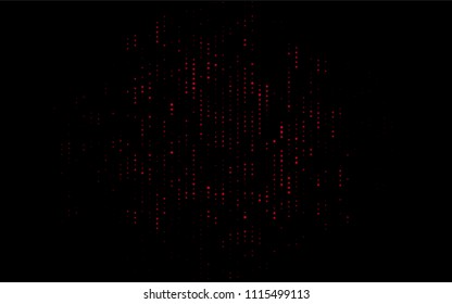 Dark Pink vector  cover with spots. Illustration with set of shining colorful abstract circles. New design for ad, poster, banner of your website.