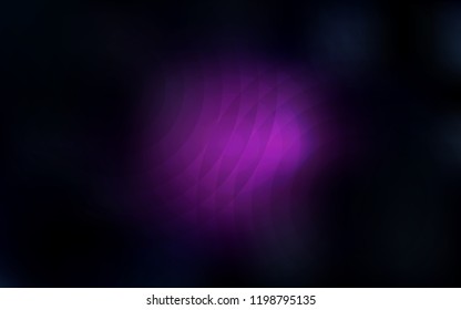 Dark Pink vector cover with spots. Blurred bubbles on abstract background with colorful gradient. Pattern can be used for beautiful websites.