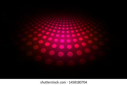 Dark Pink vector cover with spots. Abstract illustration with colored bubbles in nature style. Pattern can be used for beautiful websites.