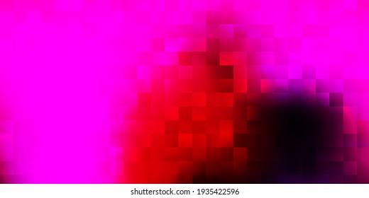 Tapa vectorial rosa oscuro en estilo cuadrado. rectángulos simples de color con gradiente sobre un fondo abstracto. Plantilla para teléfonos móviles.