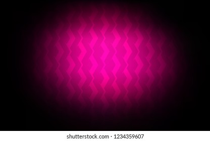 Dark Pink vector cover with stright stripes. Blurred decorative design in simple style with lines. Pattern for ad, booklets, leaflets.