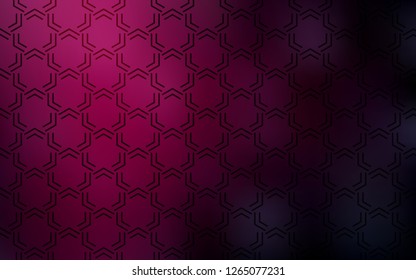 Dark Pink vector cover with stright stripes. Modern geometrical abstract illustration with Lines. Best design for your ad, poster, banner.