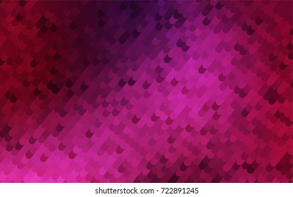 Dark Pink vector curved background. A completely new color illustration in a vague style. A new texture for your design.