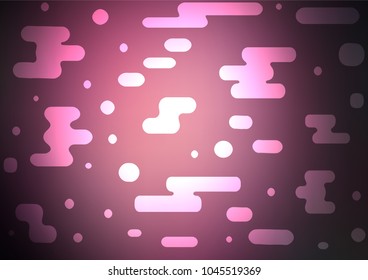 Dark Pink vector doodle blurred background. Modern geometrical abstract illustration with doodles. The best blurred design for your business.