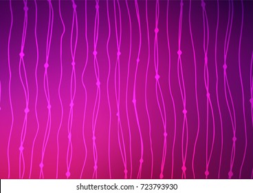 Dark Pink vector doodle blurred background. A vague abstract illustration with doodles in Indian style. The textured pattern can be used for website.