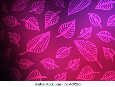 Dark Pink vector doodle blurred pattern. Modern geometrical abstract illustration with doodles. A completely new template for your business design.