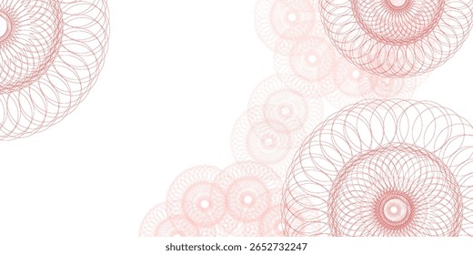 Cor-de-rosa escuro vetor rabiscar layout com folhas. Design decorativo de flores sobre fundo branco. Uma nova textura para o seu design de papel de parede.