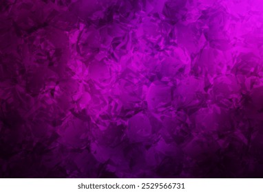 Dark Pink vector elegant template with roses, flowers. Creative illustration in blurred style with flowers. Pattern for wallpapers, coloring books.