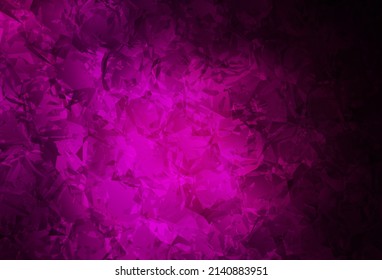 Dark Pink vector elegant wallpaper with roses, flowers. Creative illustration in blurred style with flowers. Template for backgrounds of cell phones.