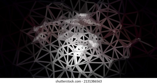 Diseño poligonal geométrico vectorial oscuro rosa. Ilustración abstracta colorida con triángulos gradientes. Fondo de escritorio para tus aplicaciones web.