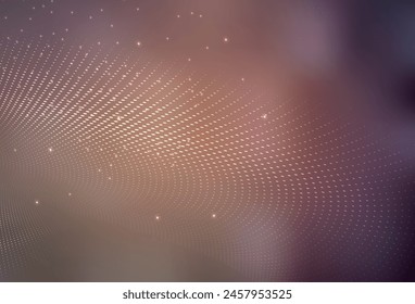 Dark Pink vector Glitter abstract illustration with blurred drops of rain. Beautiful colored illustration with blurred circles in nature style. Wallpaper for a cell phone.