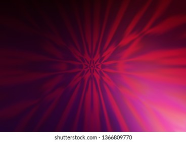 Dark Pink vector glossy abstract background. A completely new color illustration in a bokeh style. The blurred design can be used for your web site.