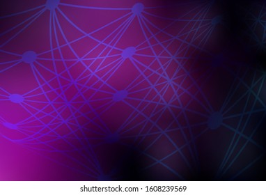 Dark Pink vector glossy abstract background. New colored illustration in blur style with gradient. Elegant background for a brand book.