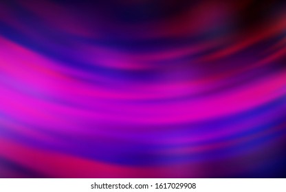 Dark Pink vector glossy abstract backdrop. Glitter abstract illustration with gradient design. The best blurred design for your business.