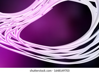 Dark Pink vector glossy abstract layout. Creative illustration in halftone style with gradient. Blurred design for your web site.