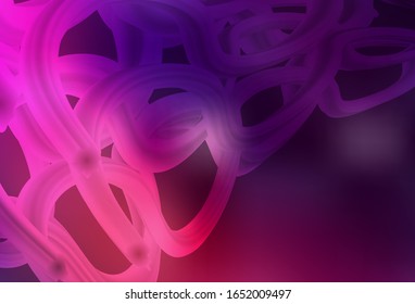 Dark Pink vector glossy abstract backdrop. Colorful illustration in abstract style with gradient. Blurred design for your web site.