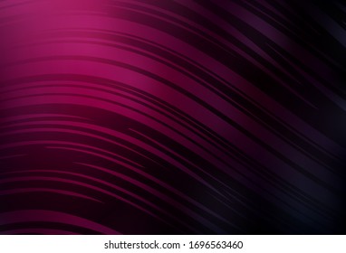 Dark Pink vector glossy abstract layout. Colorful illustration in abstract style with gradient. New style for your business design.