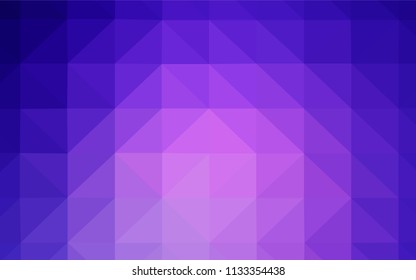 Dark Pink vector gradient triangles pattern. A completely new color illustration in a polygonal style. Completely new template for your banner.