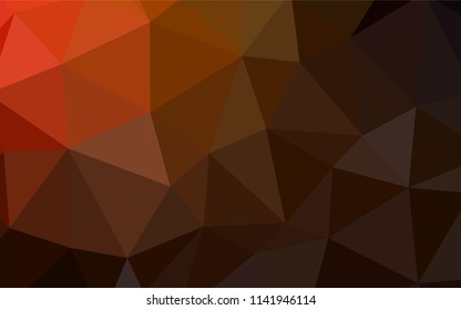 Dark Pink vector gradient triangles texture. Geometric illustration in Origami style with gradient.  Textured pattern for your backgrounds.