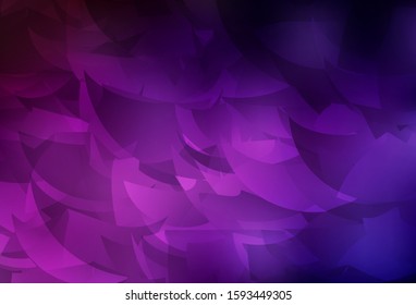 Dark Pink vector gradient triangles pattern. Shining polygonal illustration, which consist of triangles. Template for cell phone's backgrounds.