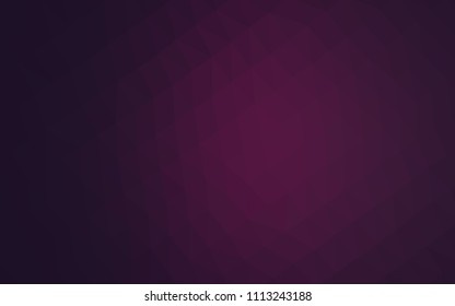 Dark Pink vector hexagon mosaic texture. Glitter abstract illustration with an elegant design. Brand new design for your business.