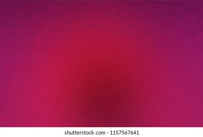 Dark Pink vector hexagon mosaic cover. An elegant bright illustration with gradient. Brand new style for your business design.