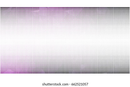 Dark Pink vector illustration which consist of circles. Dotted gradient design for your business. Creative geometric background in halftone style with colored spots.