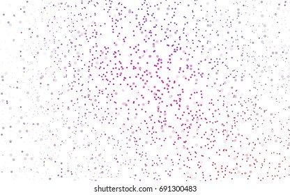 Dark Pink vector illustration which consist of circles. Dotted gradient design for your business. Creative geometric background in halftone style with colored spots.