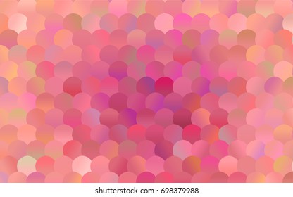 Dark Pink vector illustration which consist of circles. Dotted gradient design for your business. Creative geometric background in halftone style with colored spots.