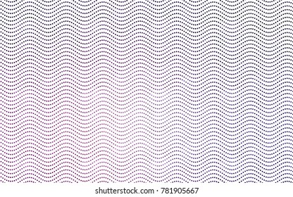 Dark Pink vector illustration which consist of circles. Dotted gradient design for your business. Creative geometric background in halftone style with colored spots.