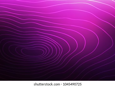 Dark Pink vector indian curved template. Brand-new colored illustration in blurry style with doodles. The best blurred design for your business.