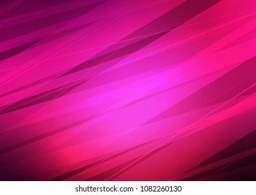 Dark Pink vector indian curved texture. Glitter abstract illustration with doodles and Zen tangles. The textured pattern can be used for website.