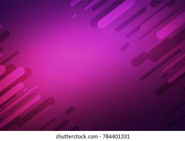 Dark Pink vector indian curved texture. Sketchy hand drawn doodles on blurred background. A new texture for your design.