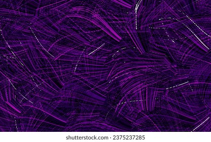 Diseño vector rosa oscuro con líneas dobladas. Una brillante ilustración, que consiste en líneas curvas. Patrón para su diseño.