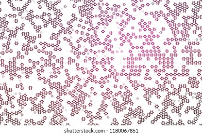 Dark Pink vector layout with bright stars. Stars on blurred abstract background with gradient. Smart design for your business advert.