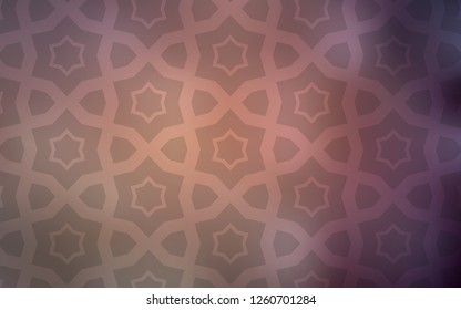 Dark Pink vector layout with bright stars. Stars on blurred abstract background with gradient. Template for sell phone backgrounds.