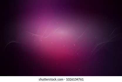 Dark Pink vector layout with circle shapes. Modern abstract illustration with colorful water drops. Completely new template for your brand book.