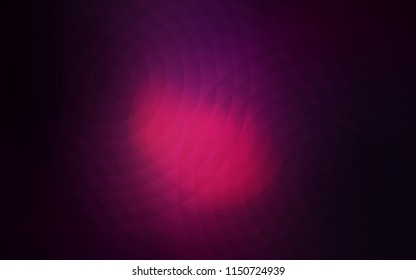 Dark Pink vector layout with circle shapes. Illustration with set of shining colorful abstract circles. Pattern can be used for ads, leaflets.