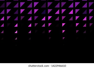 Dark Pink vector layout with circle shapes. Blurred decorative design in abstract style with bubbles. Template for your brand book.