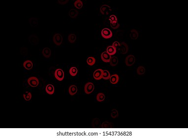 Dark Pink vector layout with circle shapes. Blurred bubbles on abstract background with colorful gradient. Template for your brand book.