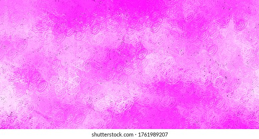 Dark pink vector layout with circle shapes. Modern abstract illustration with colorful circle shapes. Pattern for business ads.