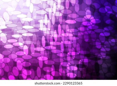Dark Pink vector layout with circle shapes. Modern abstract illustration with colorful water drops. Pattern for ads, leaflets.