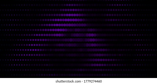 Dark Pink vector layout with circles. Colorful illustration with gradient dots in nature style. Pattern for websites, landing pages.